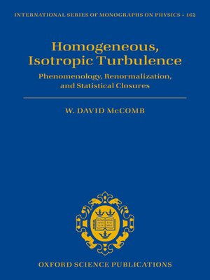 cover image of Homogeneous, Isotropic Turbulence